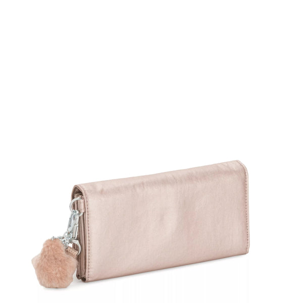 Kipling Rubi Large Metallic Wristlet Wallet