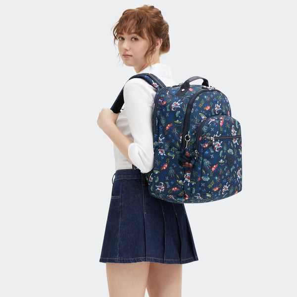 Kipling Seoul College 15" Printed Laptop Backpack