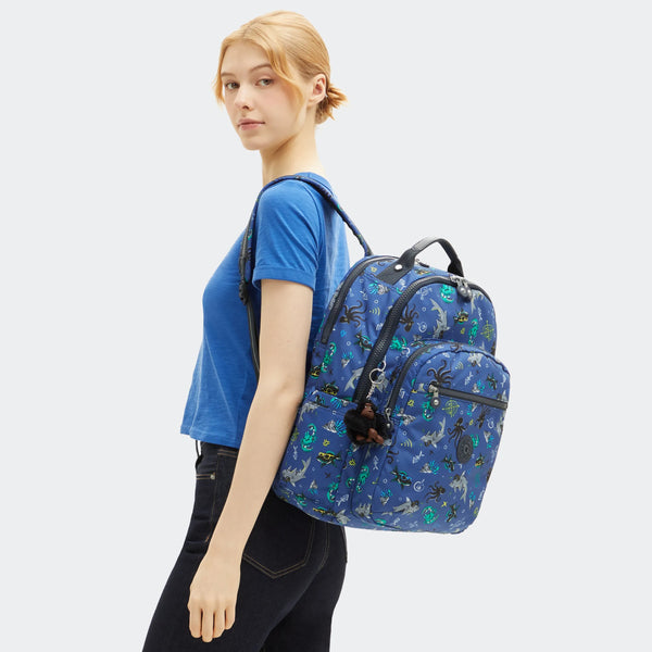 Kipling Seoul Lap Printed 15" Laptop Backpack