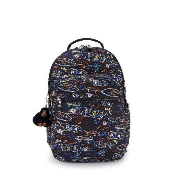 kipling Seoul Lap Printed 15" Laptop Backpack