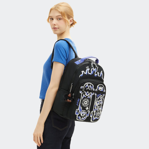 Kipling Seoul Lap Printed 15" Laptop Backpack
