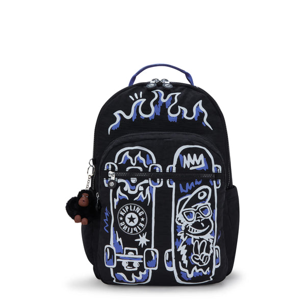 kipling Seoul Lap Printed 15" Laptop Backpack
