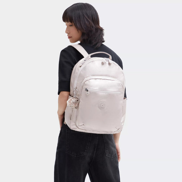 Kipling Seoul Large Metallic 15" Laptop Backpack