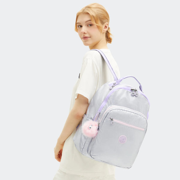 Kipling Seoul Large Metallic 15" Laptop Backpack