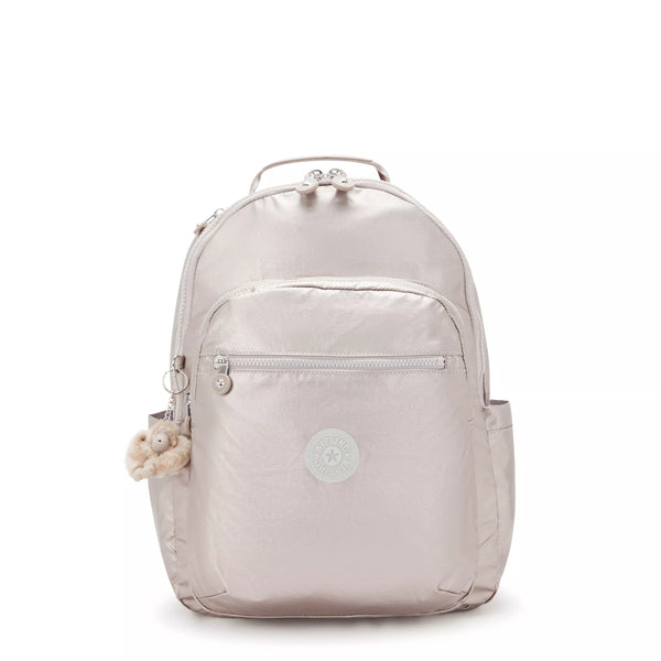 kipling Seoul Large Metallic 15" Laptop Backpack