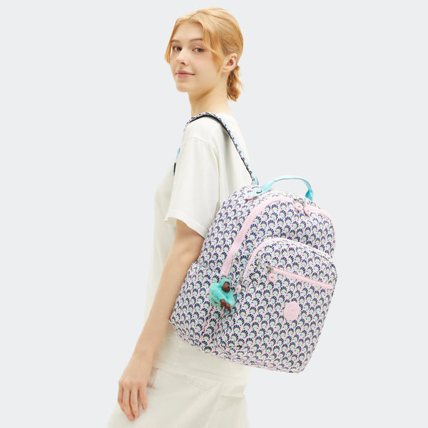 Kipling Seoul Large Printed 15" Laptop Backpack