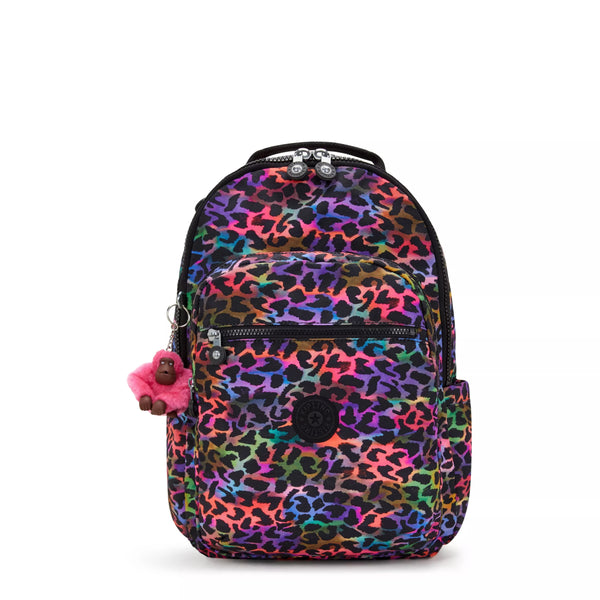 kipling Seoul Large Printed 15" Laptop Backpack