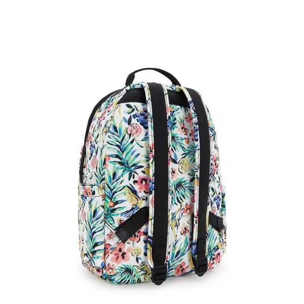 Kipling Seoul Large Printed 15" Laptop Backpack