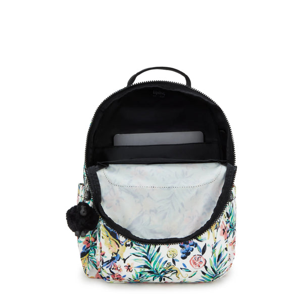 Kipling Seoul Large Printed 15" Laptop Backpack