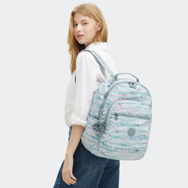 Kipling Seoul Large Printed 15" Laptop Backpack