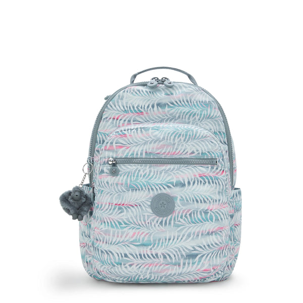 kipling Seoul Large Printed 15" Laptop Backpack