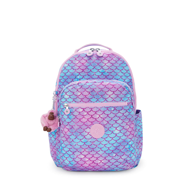 kipling Seoul Large Printed 15" Laptop Backpack
