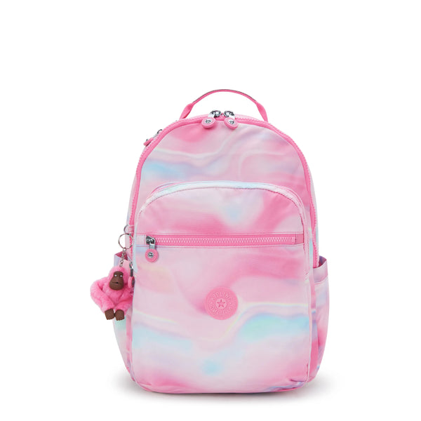 kipling Seoul Large Printed 15" Laptop Backpack