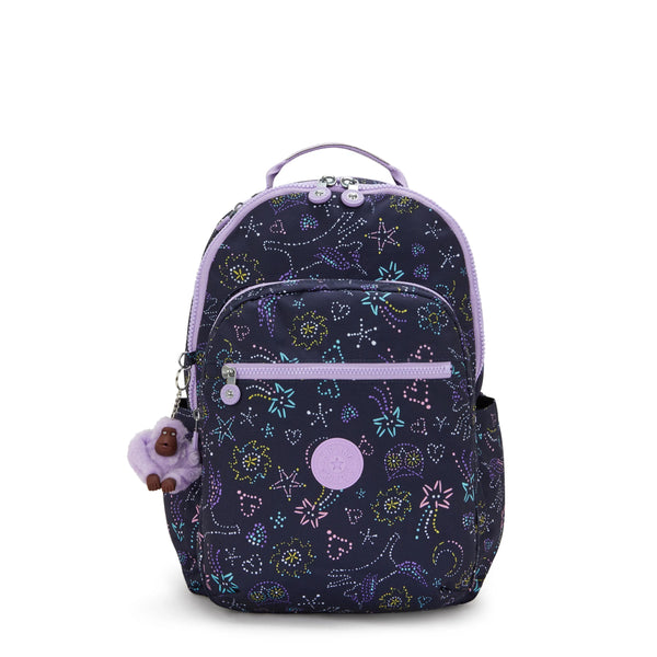 kipling Seoul Large Printed 15" Laptop Backpack