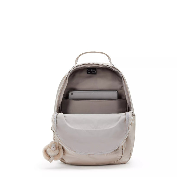 Kipling Seoul Small Metallic Tablet Backpack