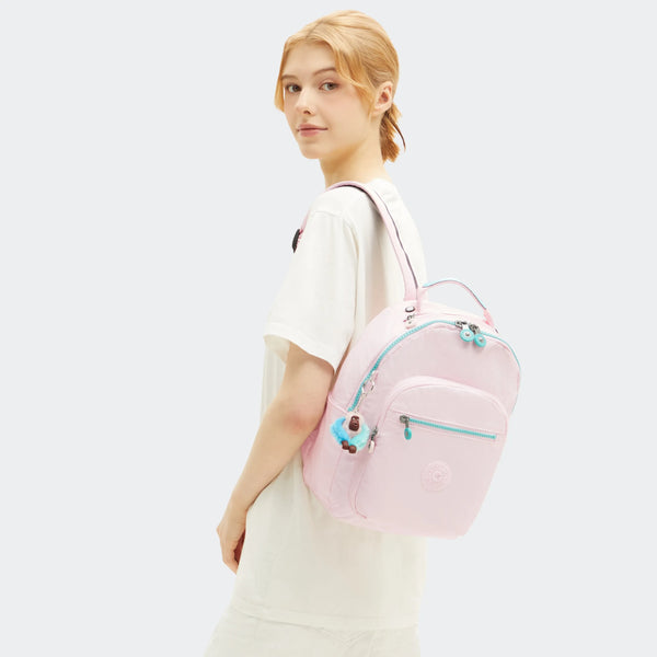 Kipling Seoul Small Metallic Tablet Backpack