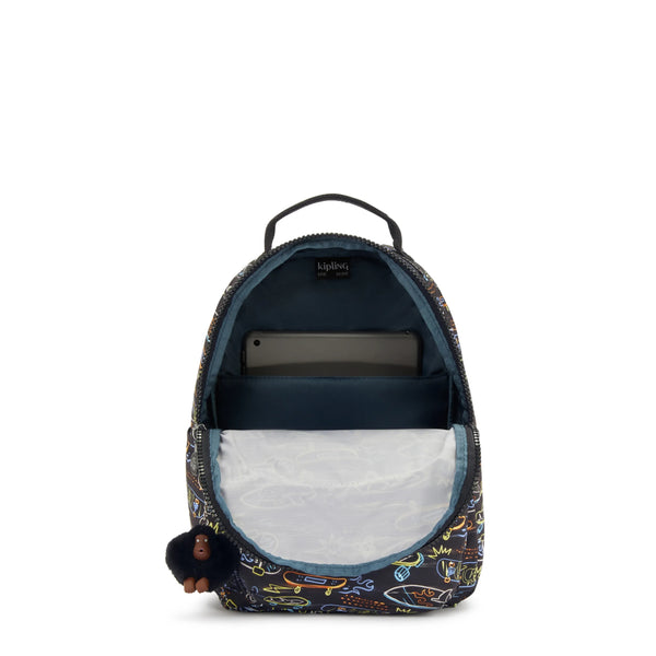 Kipling Seoul Small Printed Tablet Backpack