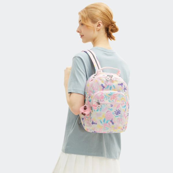 Kipling Seoul Small Printed Tablet Backpack