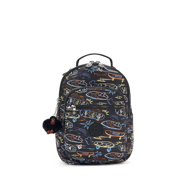 kipling Seoul Small Printed Tablet Backpack
