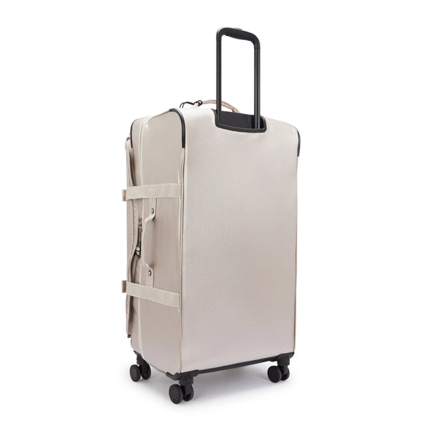 Kipling Spontaneous Large Metallic Rolling Luggage