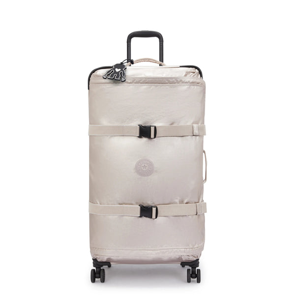 kipling Spontaneous Large Metallic Rolling Luggage