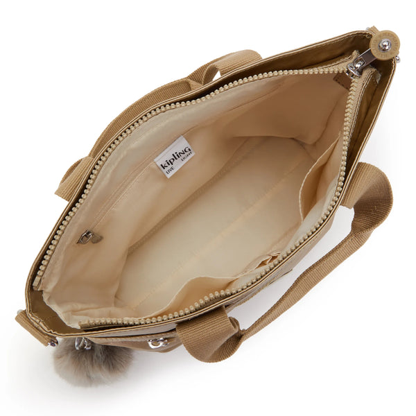 Kipling Zamora Up Metallic Tote Bag