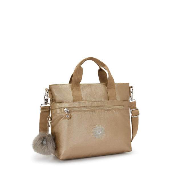 Kipling Zamora Up Metallic Tote Bag