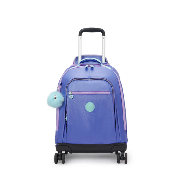 kipling New Zea Metallic 15" Laptop Rolling Backpack