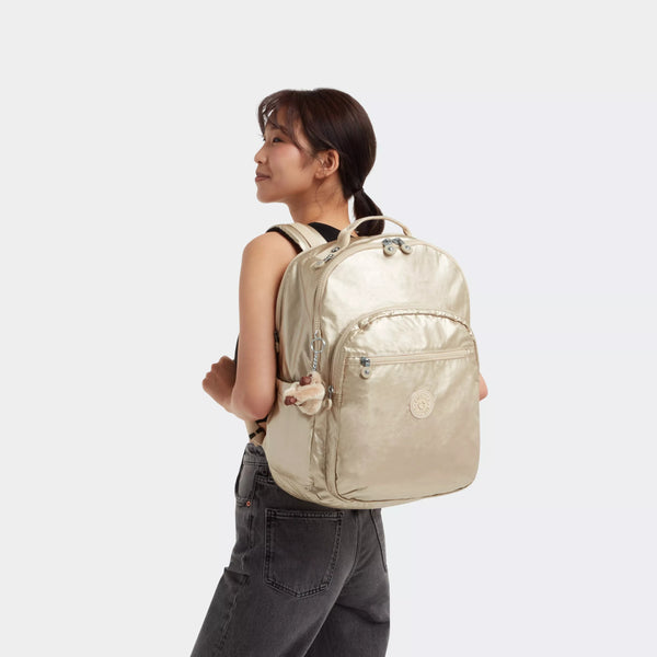 Kipling Seoul Extra Large Metallic 17" Laptop Backpack