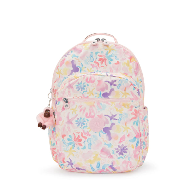 kipling Seoul Extra Large Printed 17" Laptop Backpack