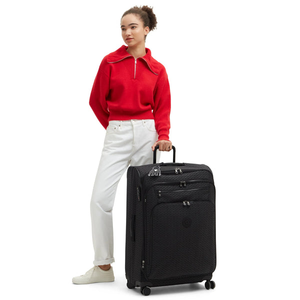 Kipling Youri Spin Large Printed 4 Wheeled Rolling Luggage