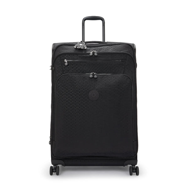 kipling Youri Spin Large Printed 4 Wheeled Rolling Luggage