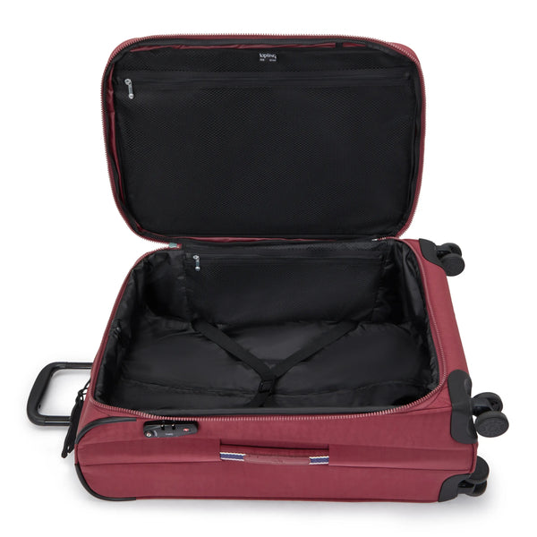 Kipling Youri Spin Medium Printed 4 Wheeled Rolling Luggage