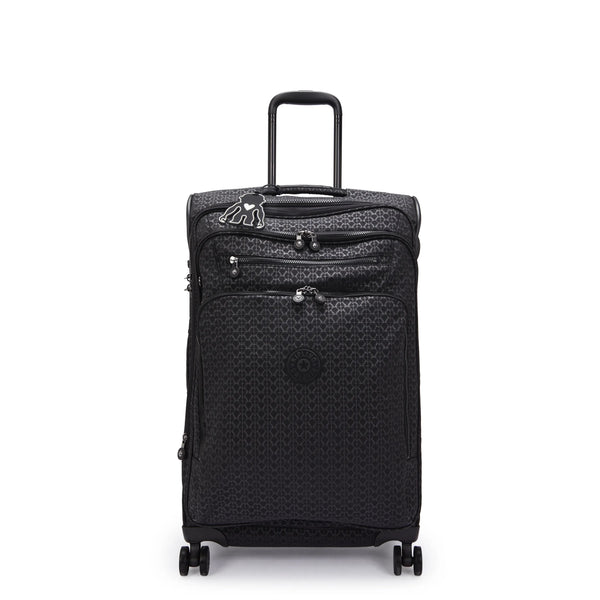 kipling Youri Spin Medium Printed 4 Wheeled Rolling Luggage