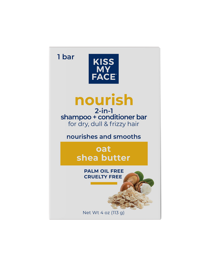 kiss my face 2-in-1 Shampoo + Conditioner Bar Nourish