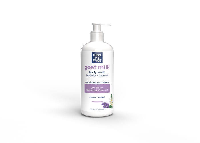 kiss my face Goat Milk Body Wash - Lavender + Jasmine
