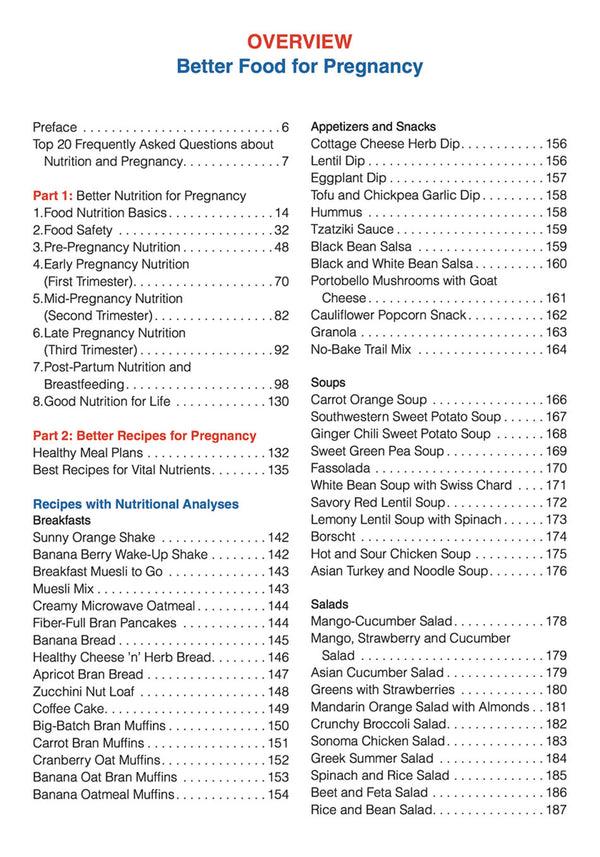 Kitchengrips Better Food For Pregnancy: Nutrition Guide Plus Over 125 Recipes For Healthy Pregnancy And Breastfeeding