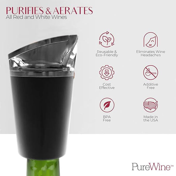 Kitchengrips Drink Pure Wine Reusable Wine Purifier