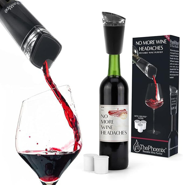 kitchengrips Drink Pure Wine Reusable Wine Purifier