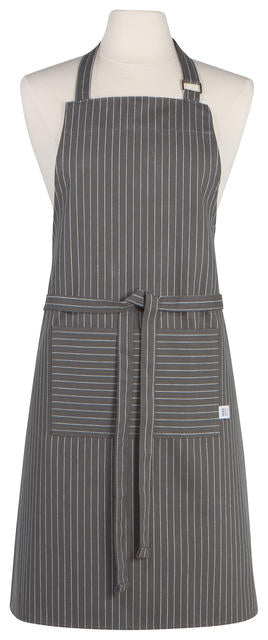 kitchengrips Apron - Pinstripe Granite
