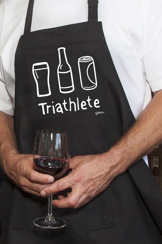 kitchengrips Apron Triathlete Beer