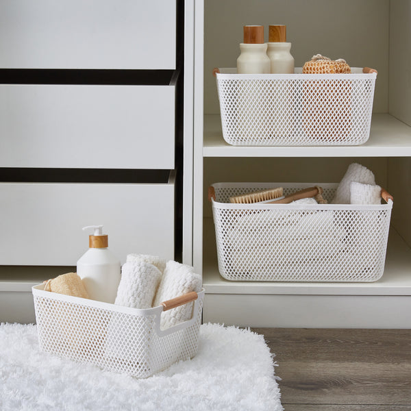 Kitchengrips Basket Set White Malla