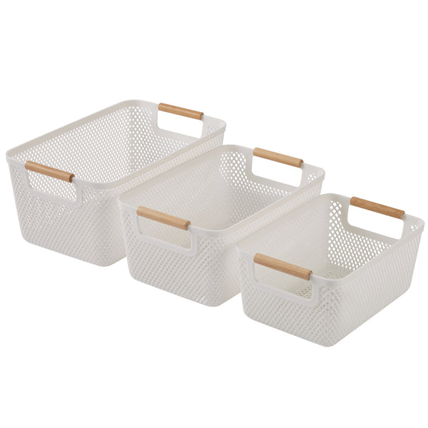 kitchengrips Basket Set White Malla