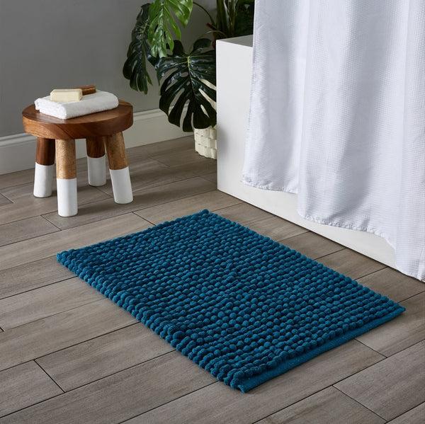 Kitchengrips Bath Mat Puff Blue