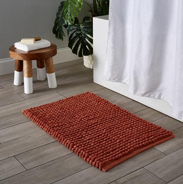 Kitchengrips Bath Mat Puff Terracotta
