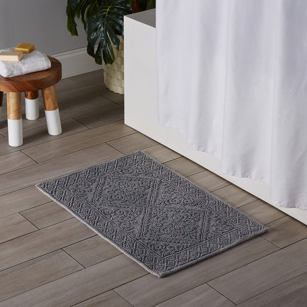 Kitchengrips Bath Mat Tavira Grey
