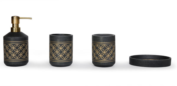 kitchengrips Boutique Set - Scanda Geo Charcoal