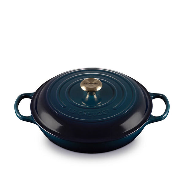 kitchengrips Braiser Agave Enameled Cast Iron