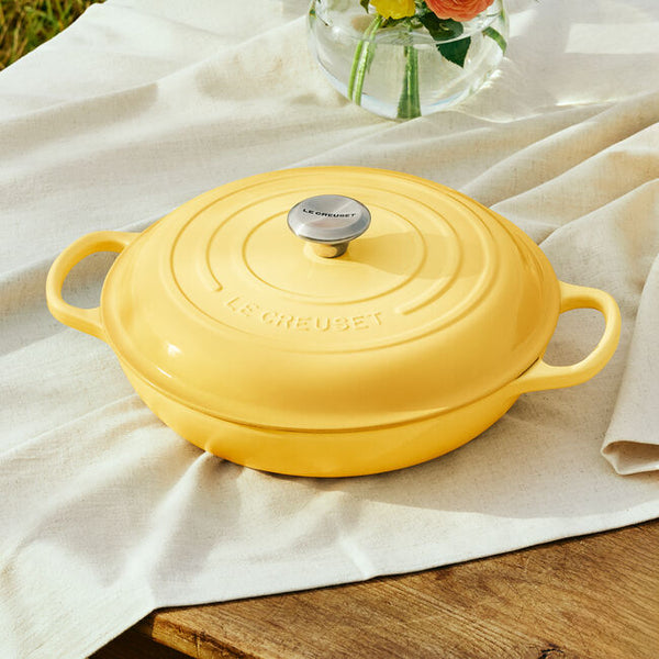 Kitchengrips Braiser Camomille Enameled Cast Iron