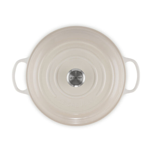 Kitchengrips Braiser Meringue Enameled Cast Iron